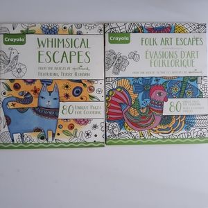 Crayola Adult Coloring Books Bundle good condition